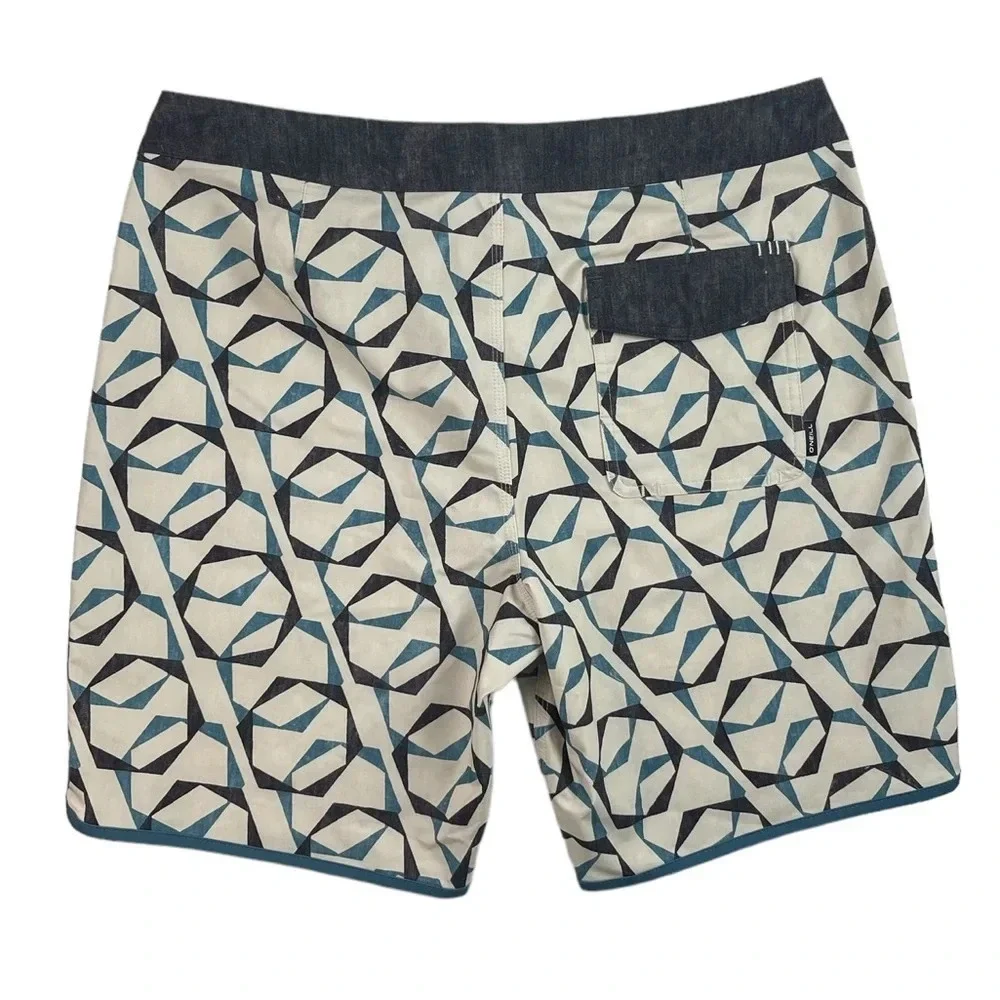 SH465 Mens O’Neill HyperFreak Surfing Brand Beach Stretch Board Shorts 34